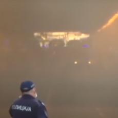 Zapalio se autobus u TERAZIJSKOM TUNELU, saobraćajne gužve u centru grada (VIDEO)
