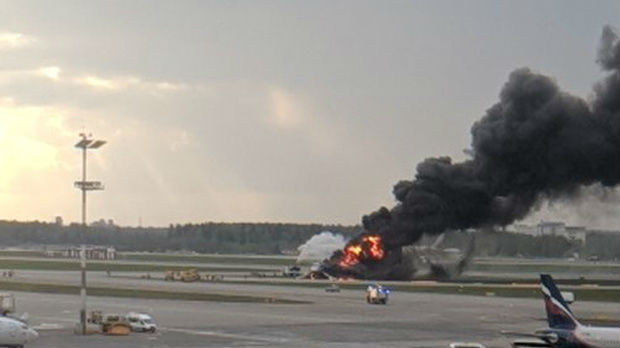 Zapalio se avion na Šeremetjevu – 41 osoba poginula