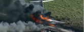 Zapalio se avion, preživeli svi putnici VIDEO