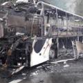 Zapalio se čačanski autobus na autoputu kod Ražnja