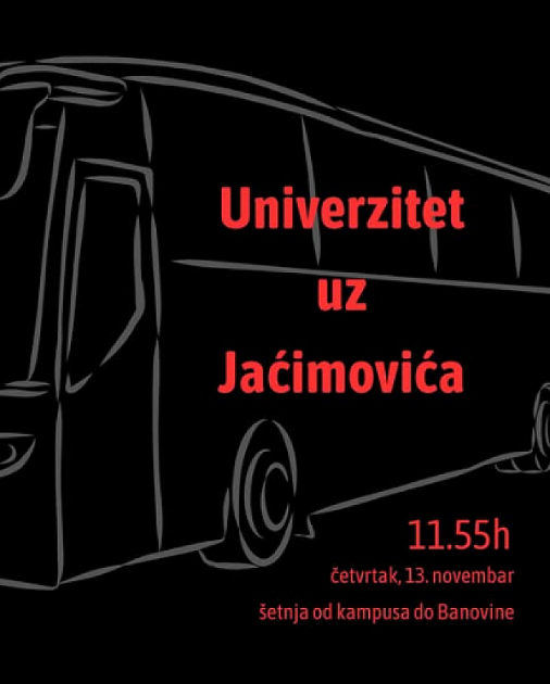 Zaposleni Univerziteta u Novom Sadu danas šetaju do Banovine u znak podrške Jaćimovićima