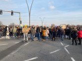 Zaposleni u Putevima Srbije blokirao državni put prvog reda M21 Šabac – Novi Sad VIDEO