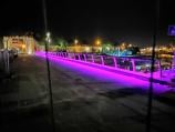 Zasijao Tvrđavski most u Nišu, boja ljubičasta