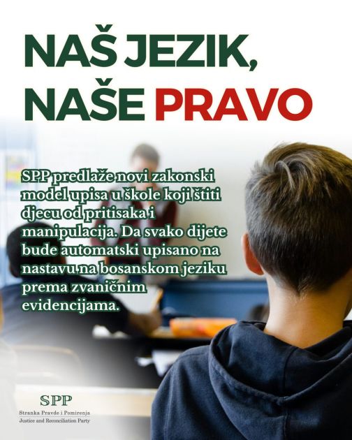 Zaštitita prava na maternji jezik: SPP predlaže novi model upisa u škole