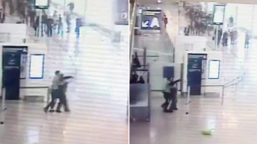 Zastrašujući snimak napadača sa pariskog aerodroma nekoliko minuta pre nego što je ubijen (VIDEO)
