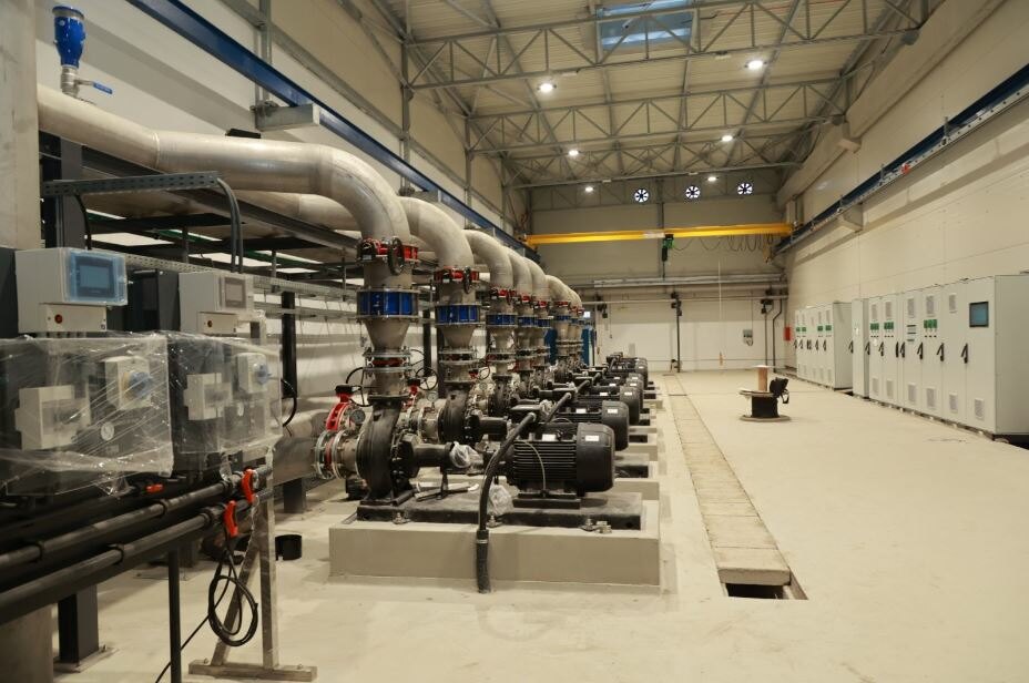 Završna faza ispiranja vodovodnog sistema u fabrici za preradu pijaće vode u Kikindi