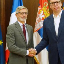 Završne pripreme pred dolazak francuskog predsednika Emanuela Makrona: Predsednik Vučić i francuski ambasador o detaljima posete (FOTO)