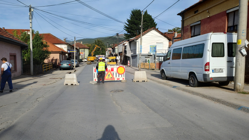Zbog radova, privremena obustava saobraćaja u ulici Nemanjina 