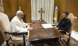 Zelenski u Vatikanu na sastanku sa papom Franjom