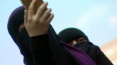 Žene koje protestuju protiv zabrane burke u Danskoj