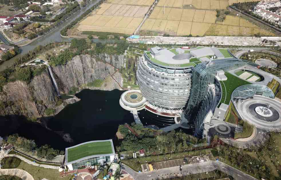 Životno delo kineskog arhitekte: Hotel u rudarskoj jami, 16 spratova ispod zemlje