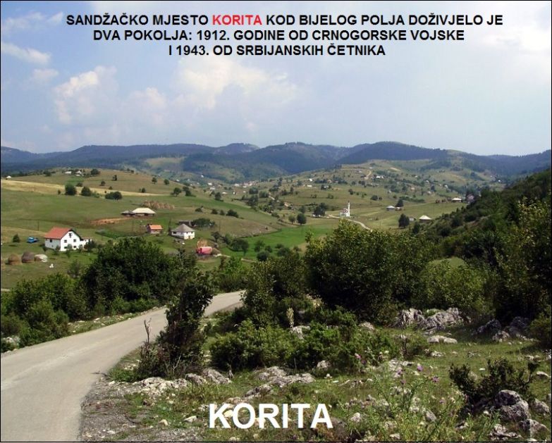 Zločini crnogorske vojske (1912.) i Dražinih četnika (1943) u selu Korita kod Bijelog Polja u južnom Sandžaku