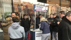 Zrenjanin: Potpisi za oslobađanje Aleksandra Obradovića