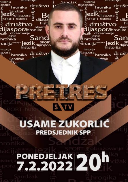 Zukorlić večeras od 20h gost emisije “Pretres” na Sandžak televiziji