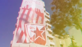 Zvezdin poziv za proslavu preko velikog banera na Slaviji VIDEO