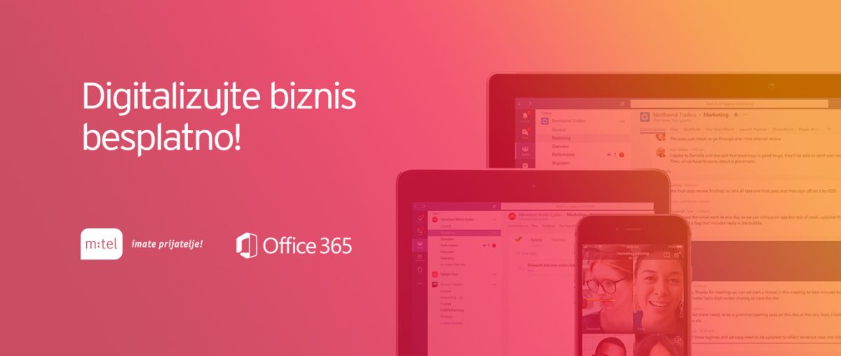 m:tel poslovnim korisnicima omogućio bespatno korišćenje Office 365 paketa