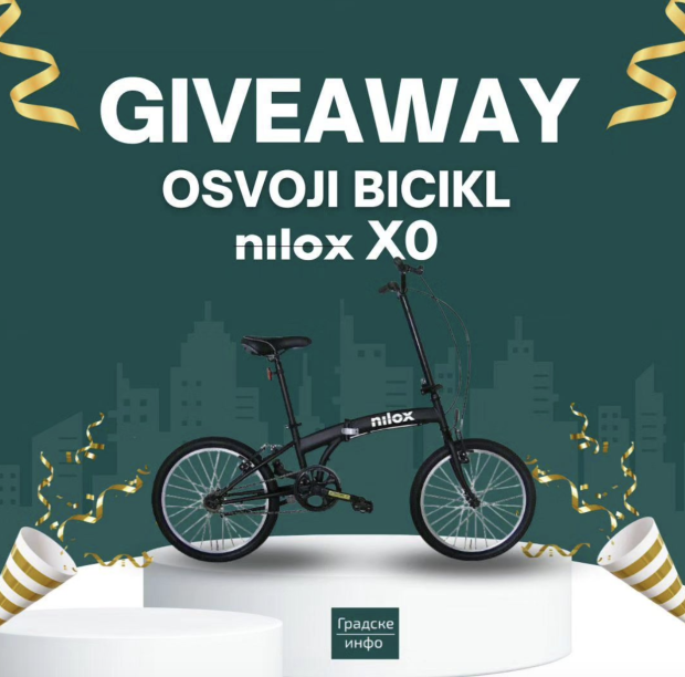 Градске инфо дарују: Ево како да освојиш супер бицикл „nilox XO“