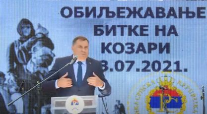 DODIK POVODOM 79 GODINA OD BITKE NA KOZARI: Srpski narod je uvek bio na pravoj strani istorije! Za SLOBODU se i danas borimo!